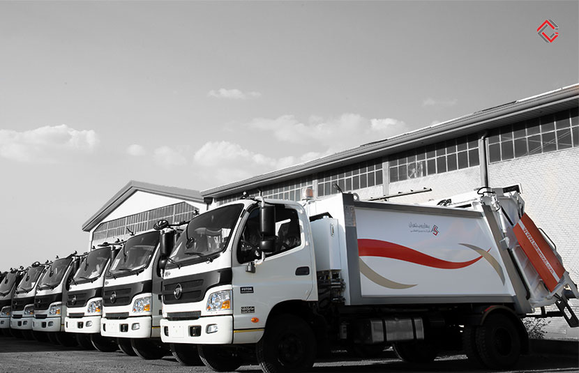 ماشین حمل و پرس زباله نیمه سنگین بهار آفاق شهر